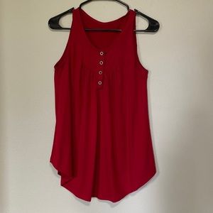 Burgundy tank top